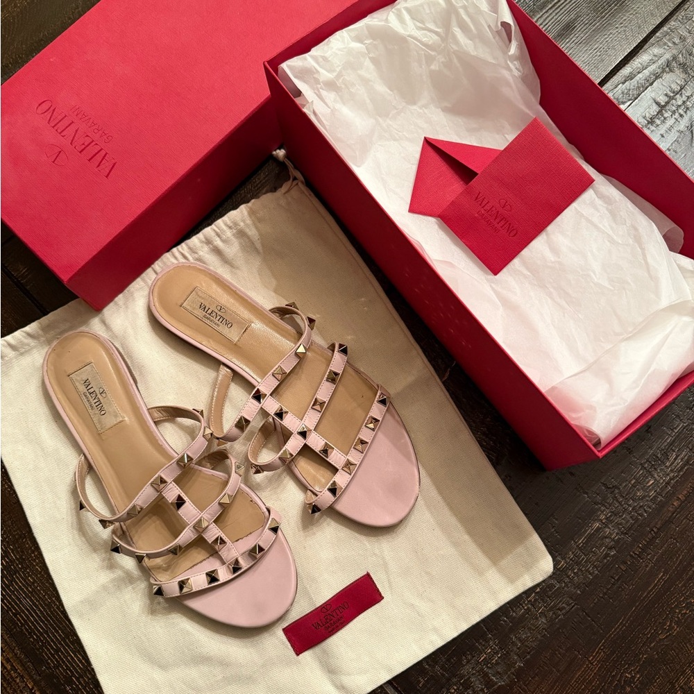Valentino Garavani rockstud leather Sandals
